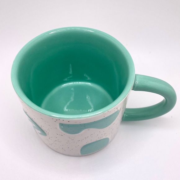 Maven Mint Green and Speckled White Coffee 7oz Coffee Mug - Picture 3 of 5